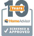HomeAdvisor 10 years screened and approved